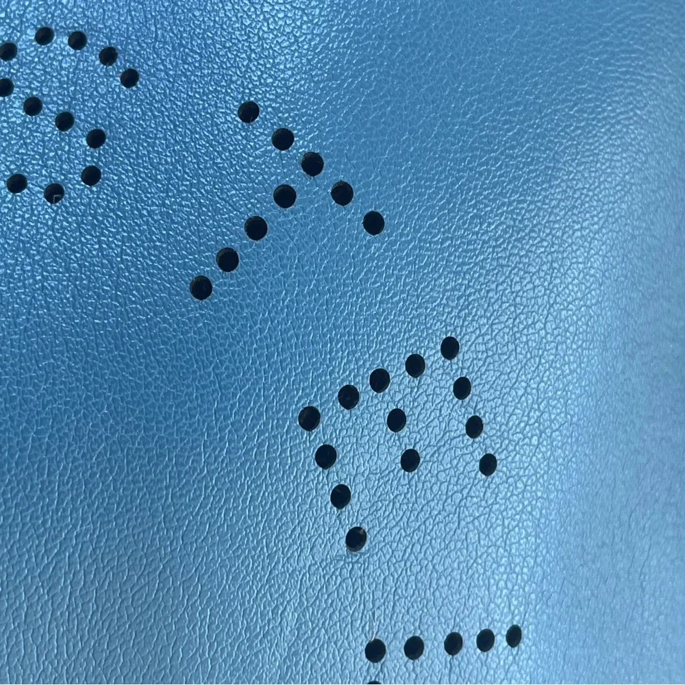 Stella McCartney Teal Crossbody Mini Camera Bag with Logo Strap - Picture 8 of 10